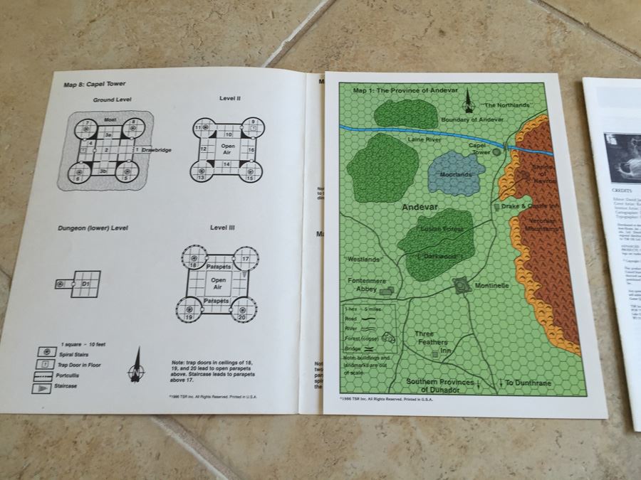 Destiny of Kings (Advanced Dungeons & Dragons Adventure, No. N3) TSR 1986 [Photo 6]