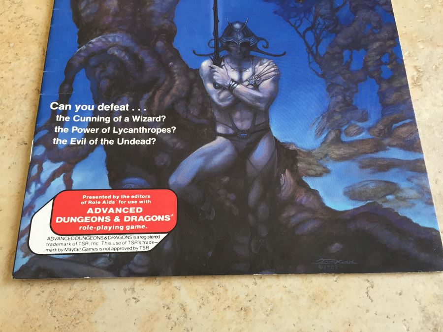 Advanced Dungeons & Dragons Final Challenge Solitaire Module Role Aids 722 Ad&d Mayfair Games 1984 [Photo 5]