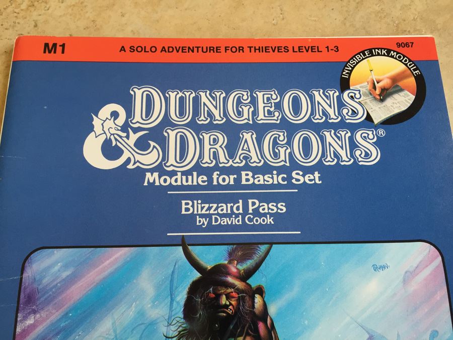 Blizzard Pass (Dungeons & Dragons Module M1) TSR 1983 [Photo 2]