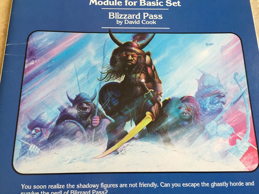 Blizzard Pass (Dungeons & Dragons Module M1) TSR 1983 [Photo 4]