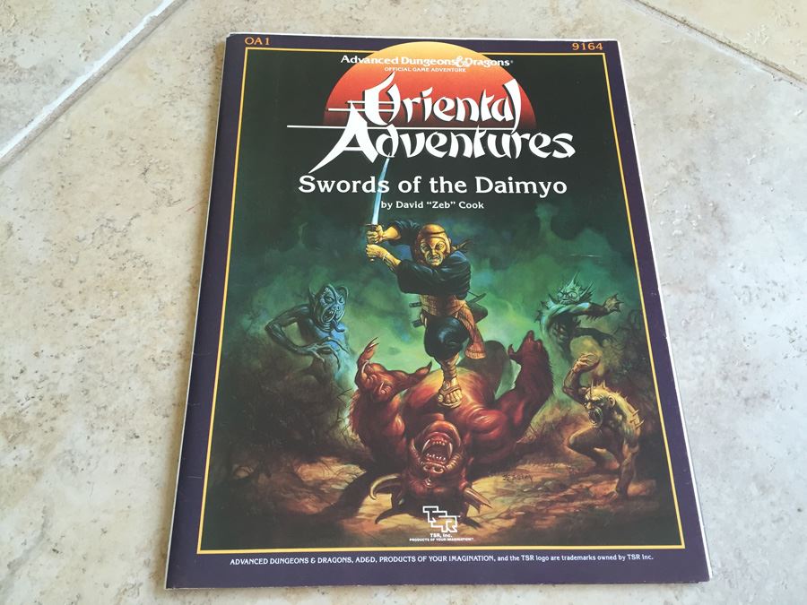 Swords of the Daimyo Module OA1 (Oriental Adventures) TSR 1986