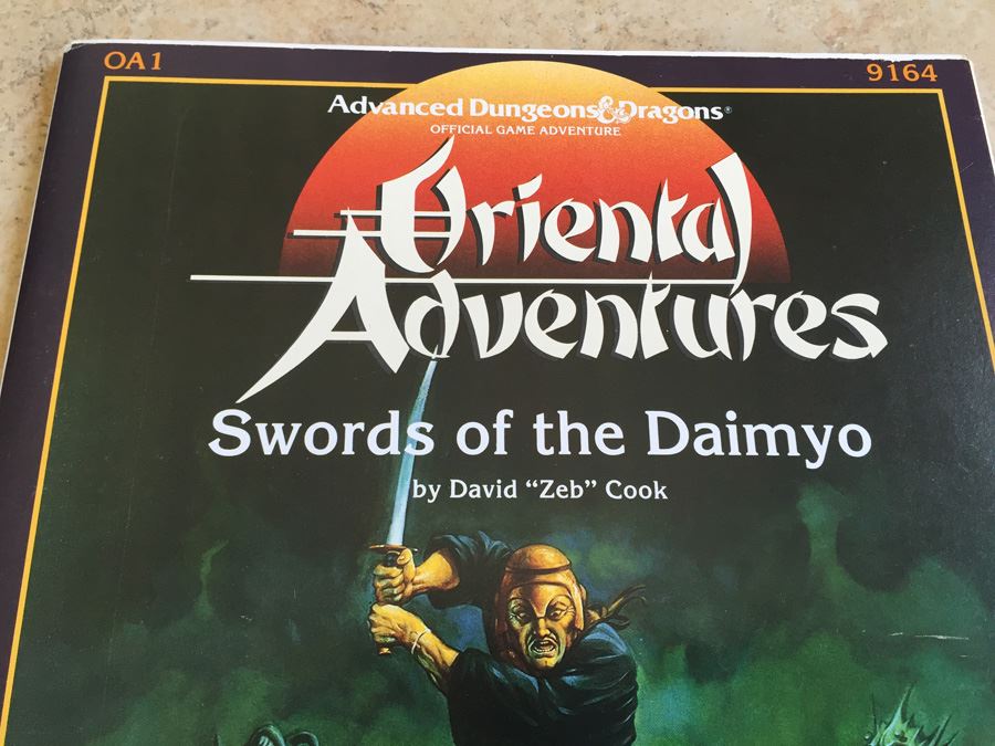 Swords of the Daimyo Module OA1 (Oriental Adventures) TSR 1986 [Photo 2]