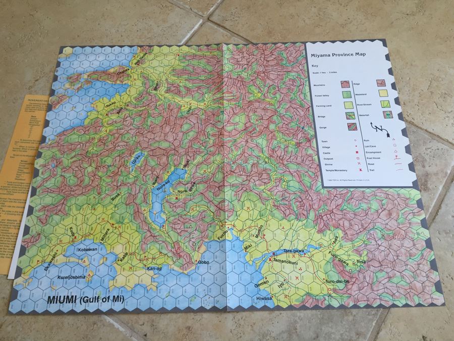 Swords of the Daimyo Module OA1 (Oriental Adventures) TSR 1986 [Photo 14]