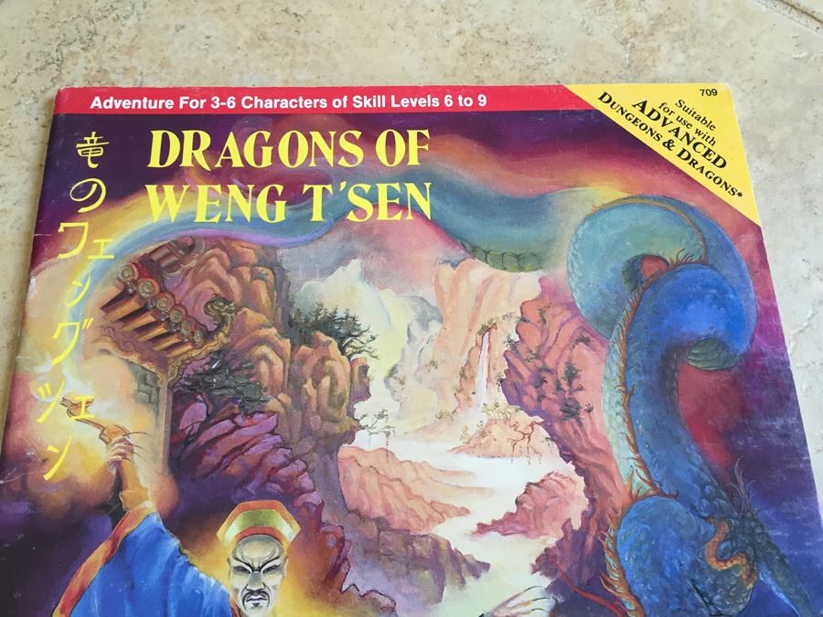 Dragons of Weng T'sen (D&D/Role Aids) Mayfair Games 1983 [Photo 2]