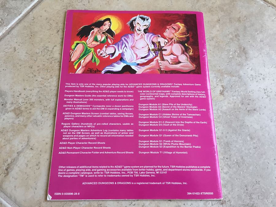 Advanced Dungeons and Dragons: Dungeon Module A4, In the Dungeons of the Slave Lords TSR 1981 [Photo 11]