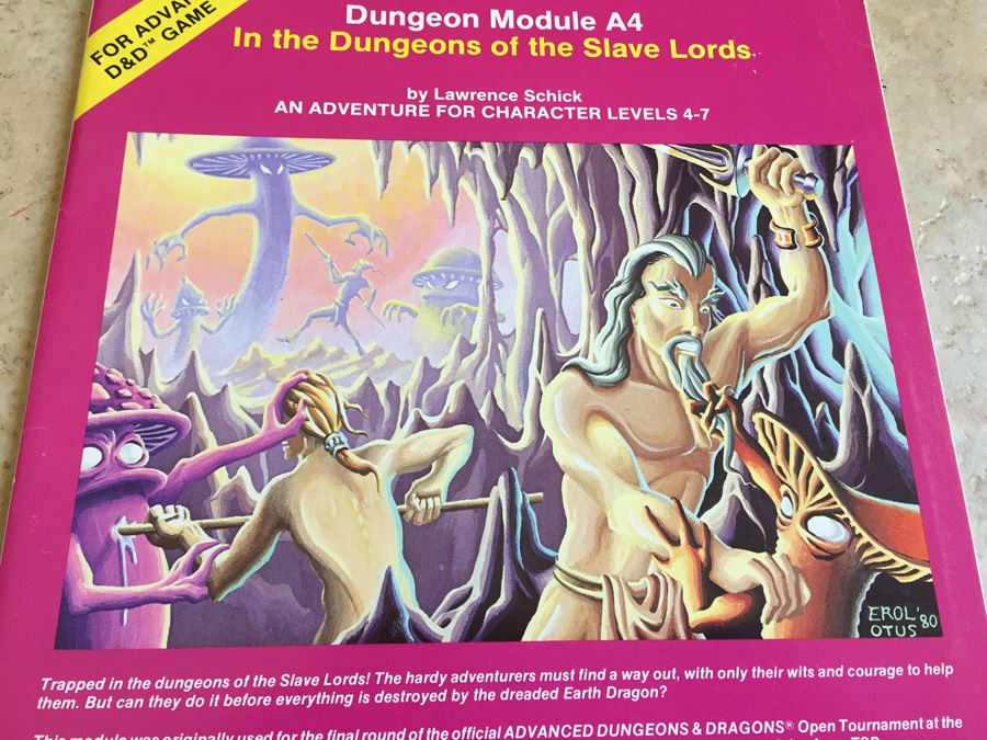 Advanced Dungeons and Dragons: Dungeon Module A4, In the Dungeons of the Slave Lords TSR 1981 [Photo 4]