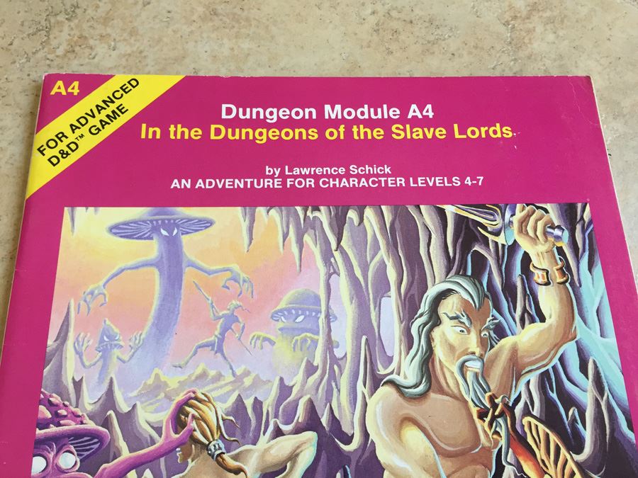Advanced Dungeons and Dragons: Dungeon Module A4, In the Dungeons of the Slave Lords TSR 1981 [Photo 2]