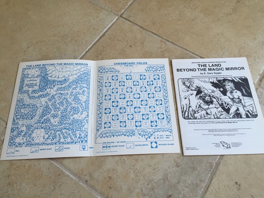 The Land Beyond the Magic Mirror (Advanced Dungeons & Dragons, Module EX2) TSR 1983 [Photo 3]