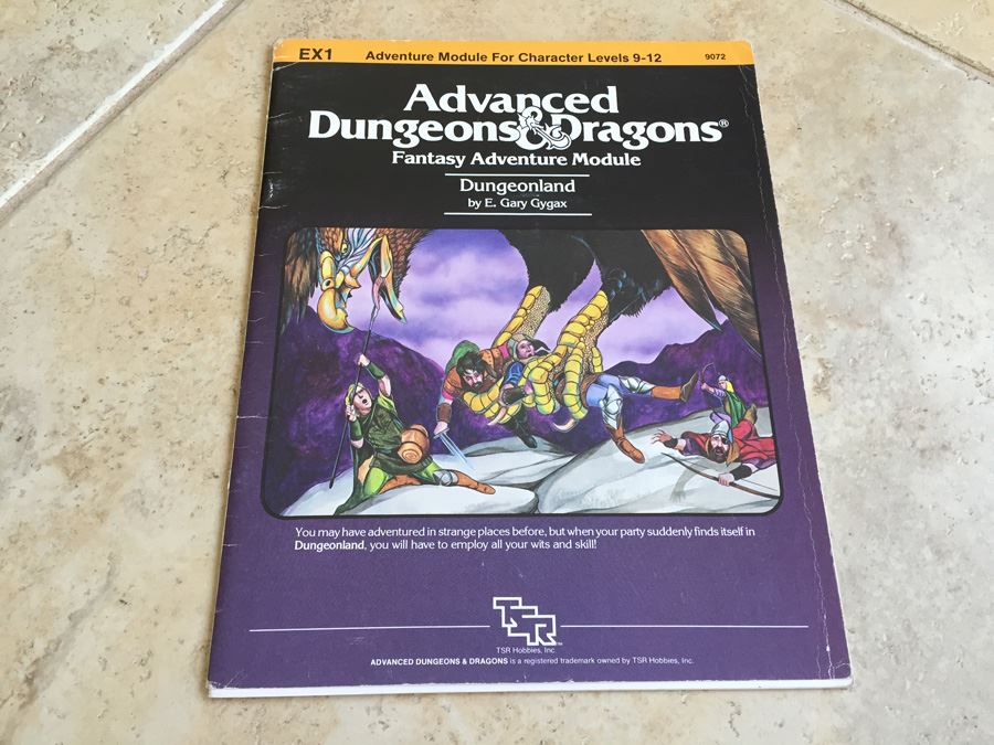 Dungeonland (Advanced Dungeons & Dragons Module EX1) TSR 1983