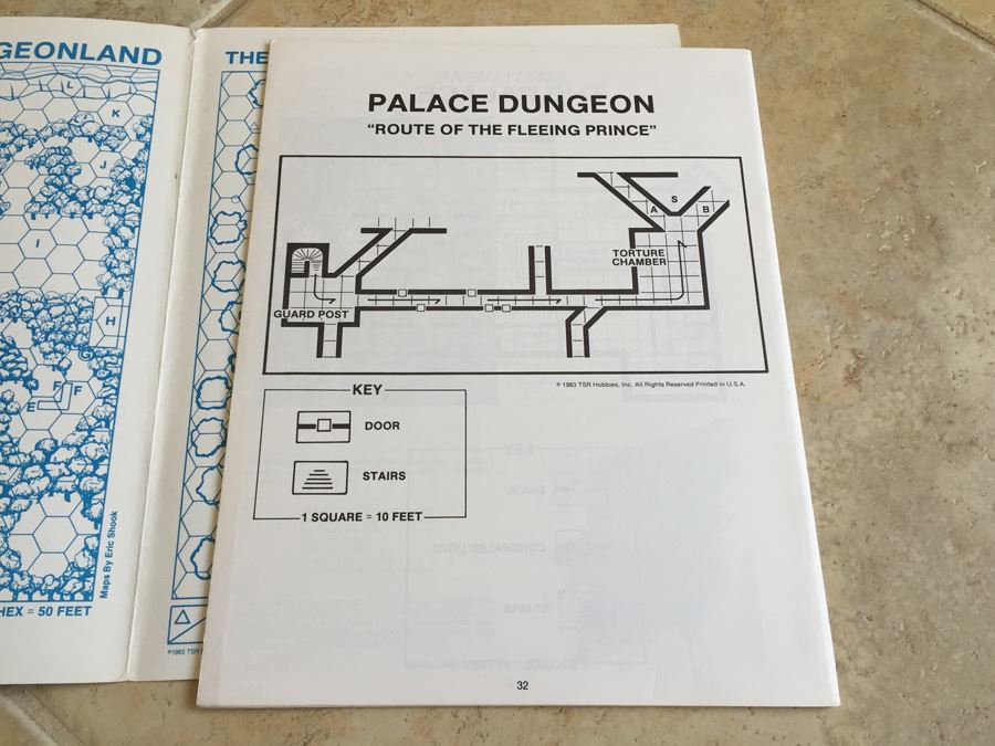 Dungeonland (Advanced Dungeons & Dragons Module EX1) TSR 1983 [Photo 10]