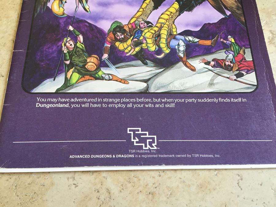 Dungeonland (Advanced Dungeons & Dragons Module EX1) TSR 1983 [Photo 5]