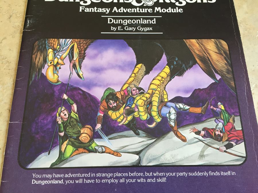 Dungeonland (Advanced Dungeons & Dragons Module EX1) TSR 1983 [Photo 4]