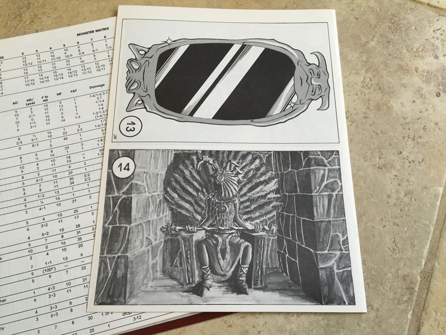 The Hidden Shrine of Tamoachan : Advanced Dungeons & Dragons Module C1 : 9032 TSR 1980 [Photo 15]