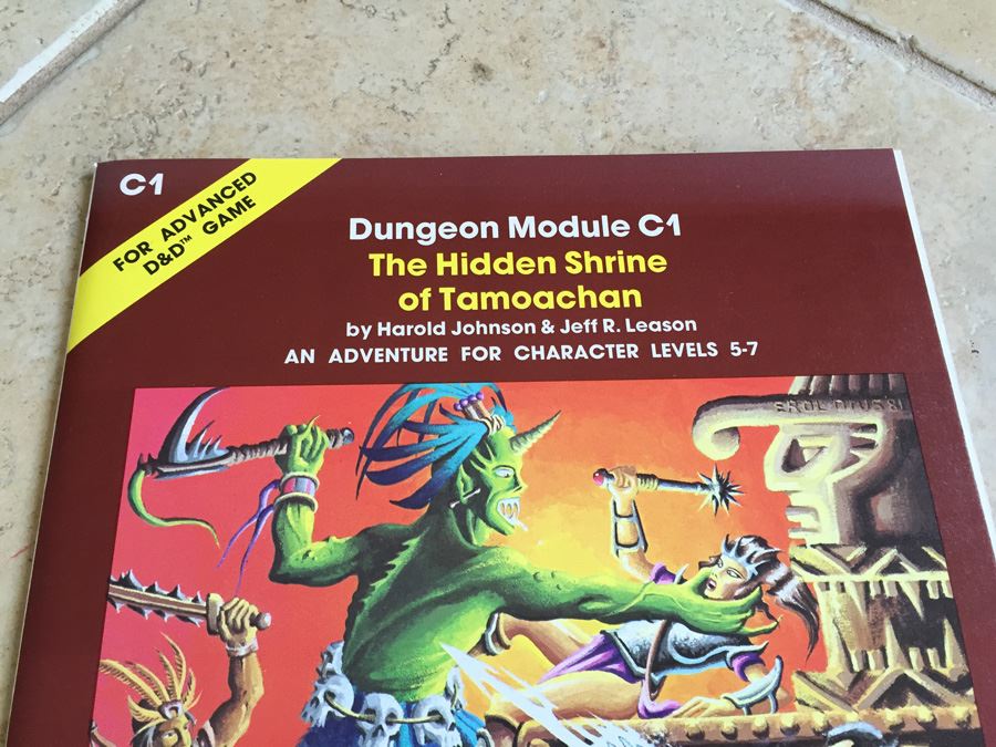 The Hidden Shrine of Tamoachan : Advanced Dungeons & Dragons Module C1 : 9032 TSR 1980 [Photo 2]