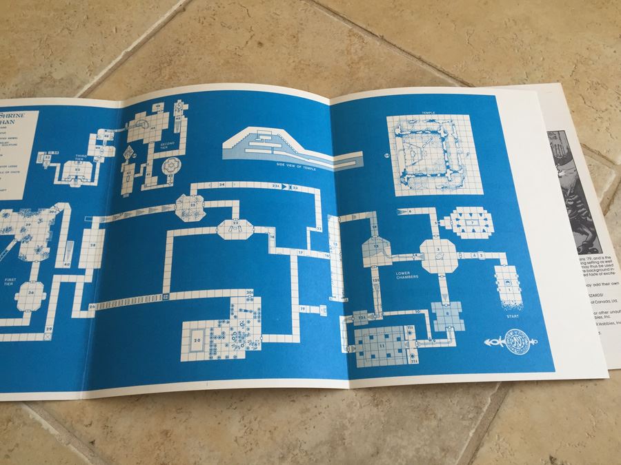 The Hidden Shrine of Tamoachan : Advanced Dungeons & Dragons Module C1 : 9032 TSR 1980 [Photo 7]