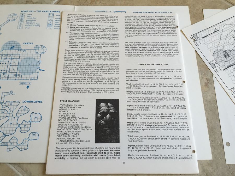 The Secret of Bone Hill (Advanced Dungeons & Dragons Module L1) TSR L1 [Photo 11]