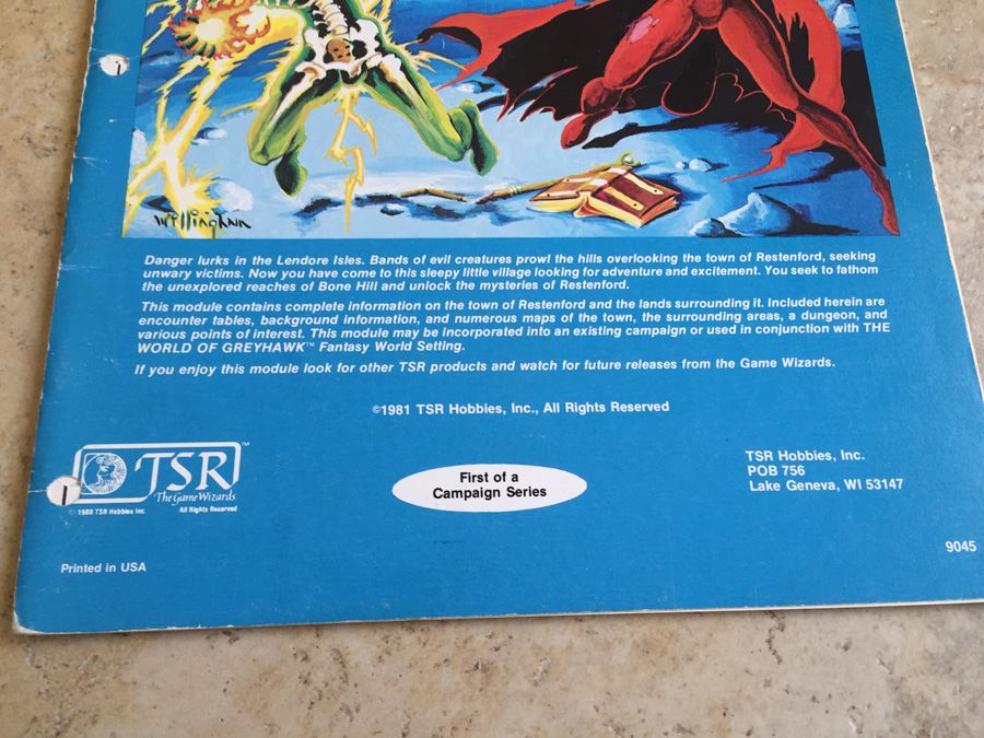 The Secret of Bone Hill (Advanced Dungeons & Dragons Module L1) TSR L1 [Photo 5]