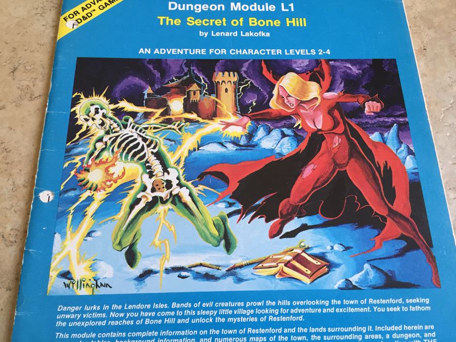 The Secret of Bone Hill (Advanced Dungeons & Dragons Module L1) TSR L1 [Photo 4]