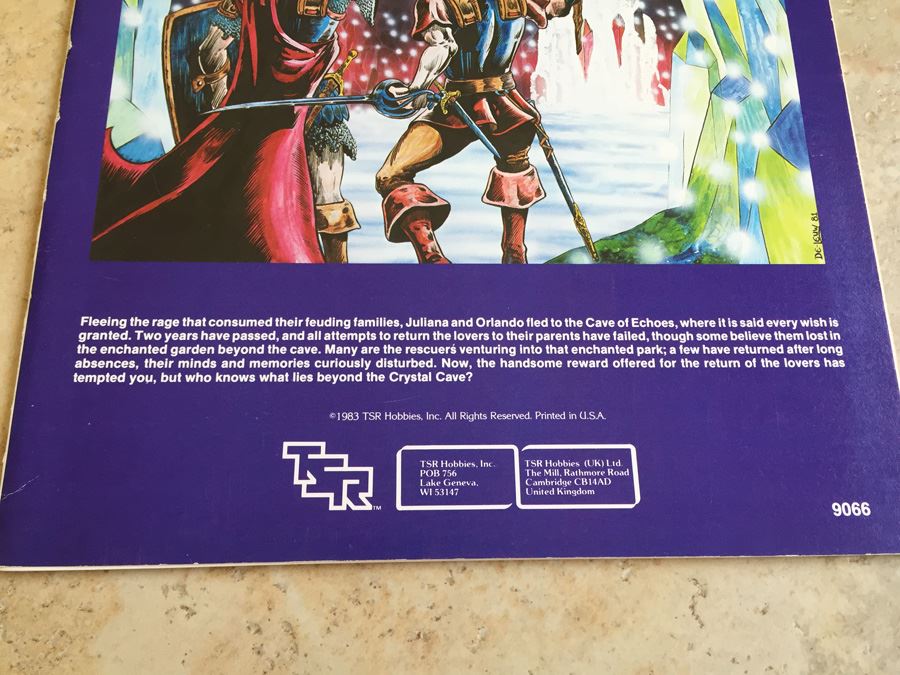 Beyond the Crystal Cave (Advanced Dungeons & Dragons Module UK1) TSR 1983 [Photo 5]