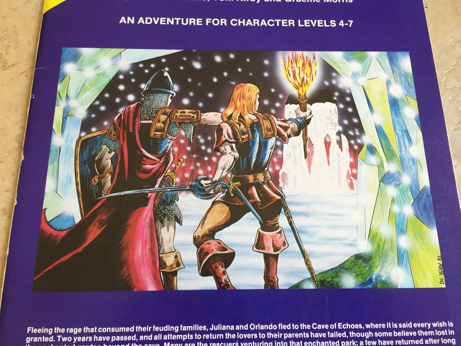 Beyond the Crystal Cave (Advanced Dungeons & Dragons Module UK1) TSR 1983 [Photo 4]
