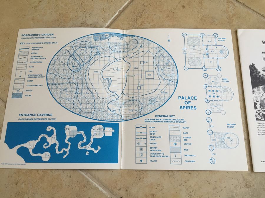 Beyond the Crystal Cave (Advanced Dungeons & Dragons Module UK1) TSR 1983 [Photo 6]