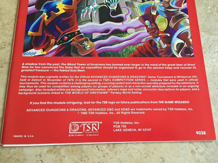 The Ghost Tower of Inverness (Advanced Dungeons & Dragons module C2) TSR 1980 [Photo 5]