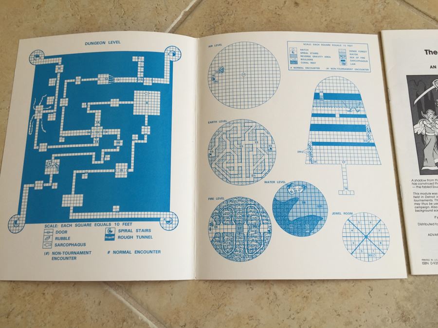 The Ghost Tower of Inverness (Advanced Dungeons & Dragons module C2) TSR 1980 [Photo 6]