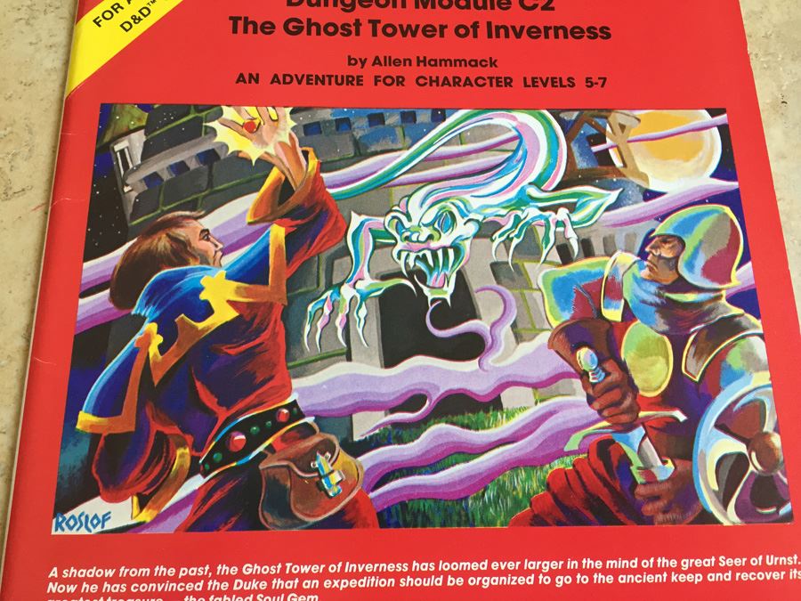 The Ghost Tower of Inverness (Advanced Dungeons & Dragons module C2) TSR 1980 [Photo 4]