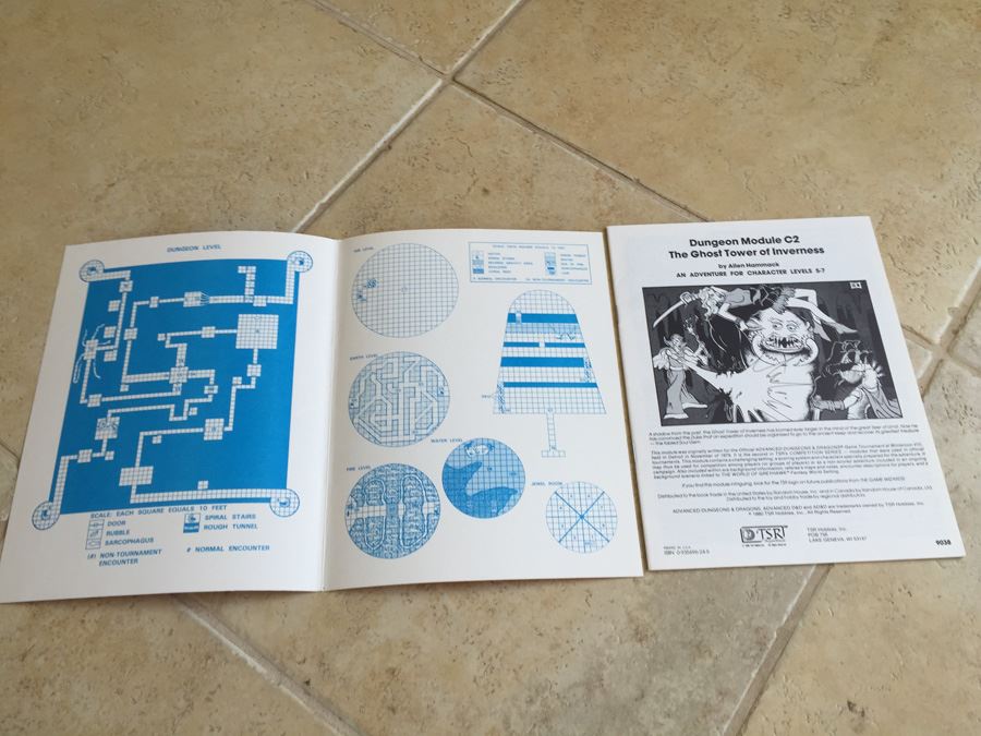 The Ghost Tower of Inverness (Advanced Dungeons & Dragons module C2) TSR 1980 [Photo 3]