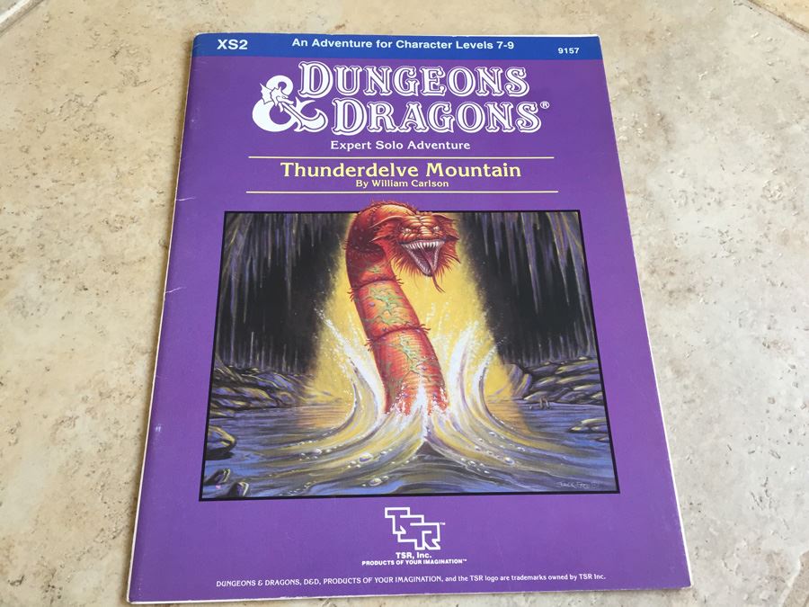 Thunderdelve Mountain: Module Xs2 (Dungeons & Dragons) TSR 1985 [Photo 1]