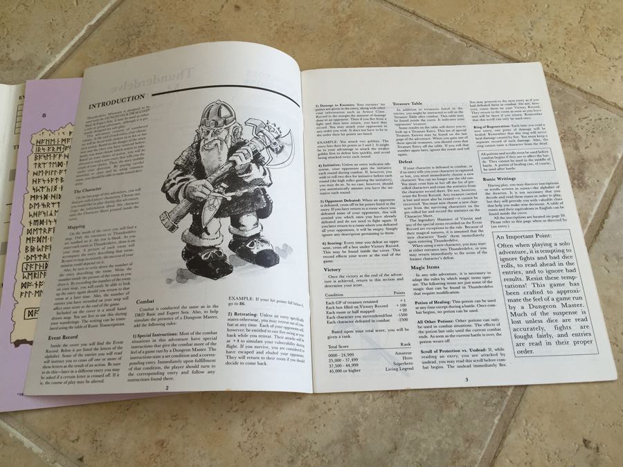 Thunderdelve Mountain: Module Xs2 (Dungeons & Dragons) TSR 1985 [Photo 10]