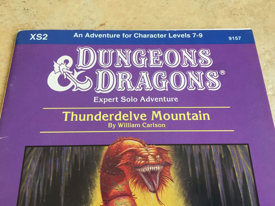 Thunderdelve Mountain: Module Xs2 (Dungeons & Dragons) TSR 1985 [Photo 2]