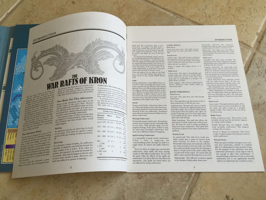 War Rafts of Kron (Dungeons & Dragons Module X7) TSR 1984 [Photo 10]