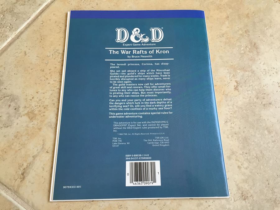 War Rafts of Kron (Dungeons & Dragons Module X7) TSR 1984 [Photo 12]