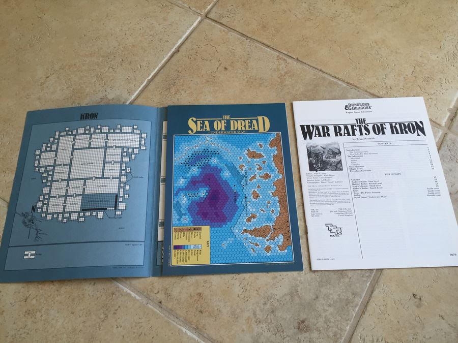 War Rafts of Kron (Dungeons & Dragons Module X7) TSR 1984