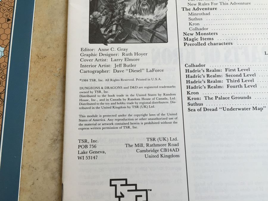 War Rafts of Kron (Dungeons & Dragons Module X7) TSR 1984 [Photo 9]