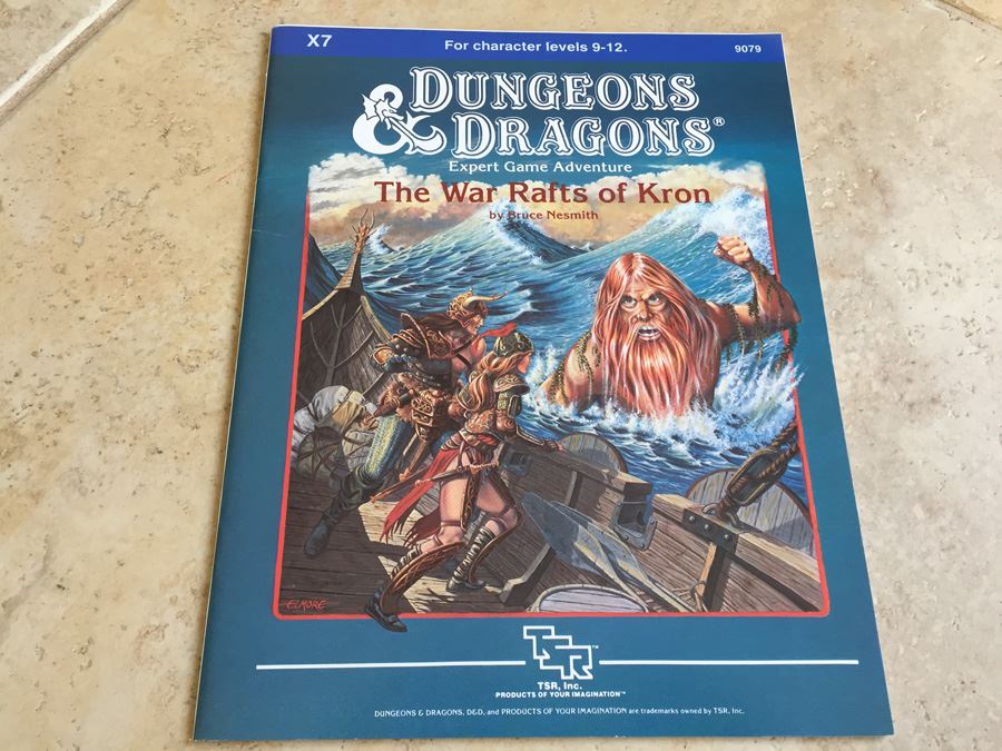 War Rafts of Kron (Dungeons & Dragons Module X7) TSR 1984 [Photo 1]