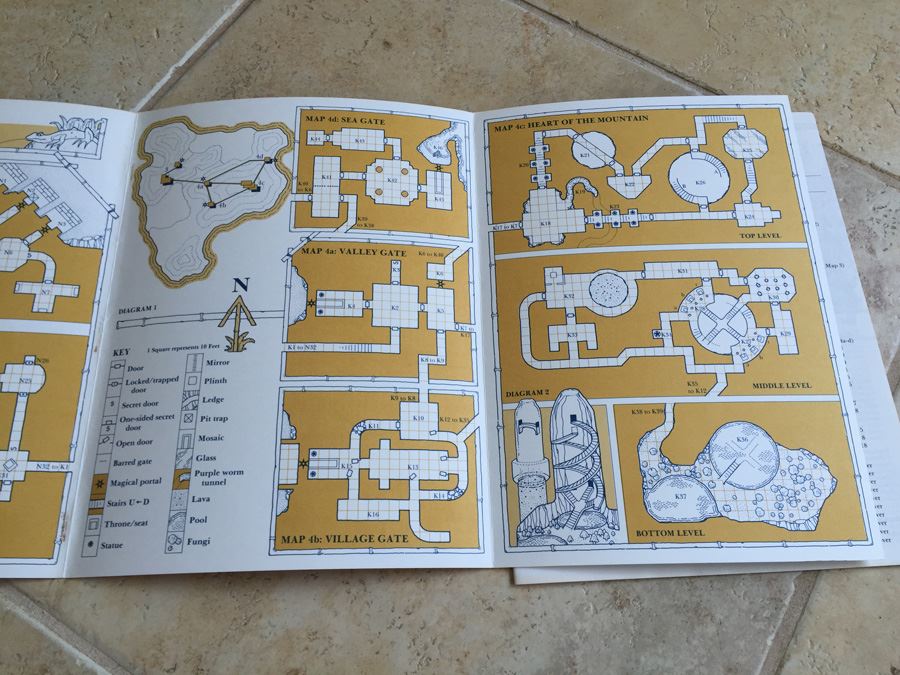 Drums on Fire Mountain Module X8 (Dungeons and Dragons) TSR 1985 [Photo 7]
