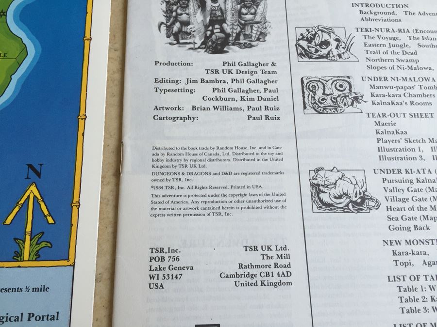 Drums on Fire Mountain Module X8 (Dungeons and Dragons) TSR 1985 [Photo 9]