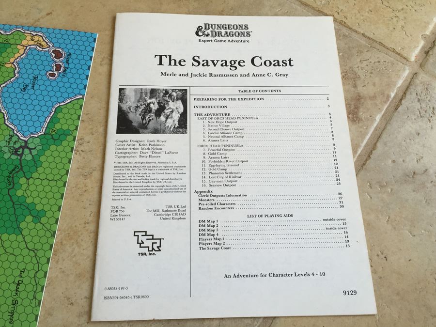 The Savage Coast (Dungeons & Dragons Module X9) TSR 1985 [Photo 8]