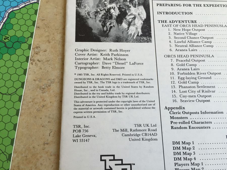 The Savage Coast (Dungeons & Dragons Module X9) TSR 1985 [Photo 9]