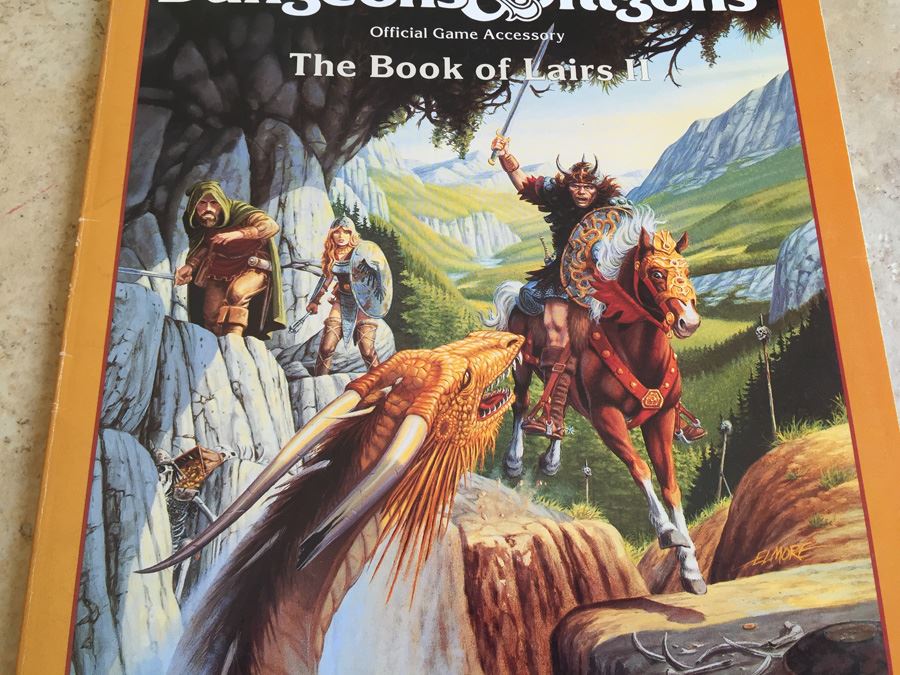 The Book of Lairs II (Advanced Dungeons & Dragons Official Game Accessory, REF4, No. 9198) TSR 1987 [Photo 4]