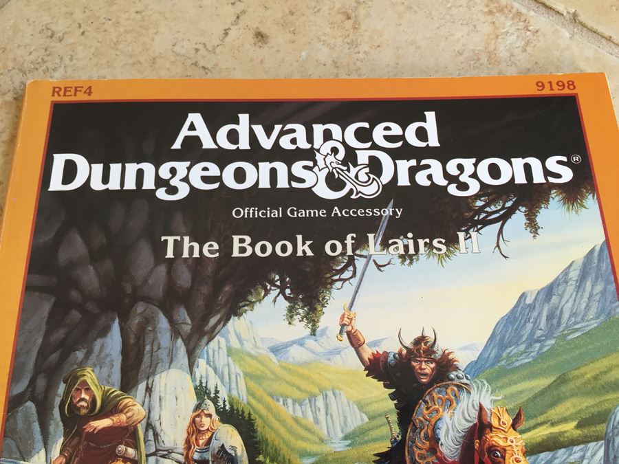 The Book of Lairs II (Advanced Dungeons & Dragons Official Game Accessory, REF4, No. 9198) TSR 1987 [Photo 2]