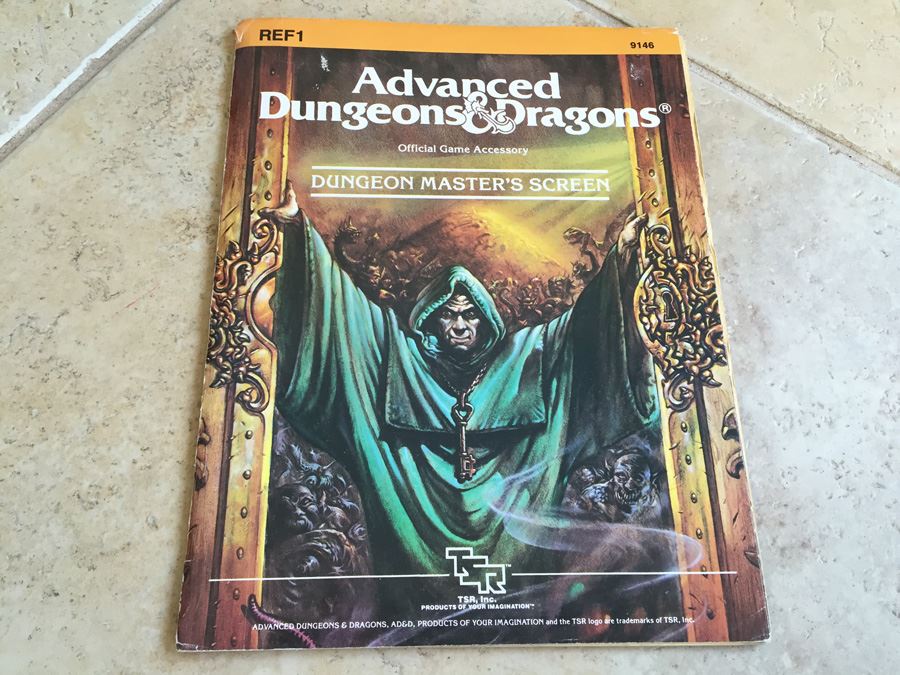Dungeon Masters Screen (Advanced Dungeons & Dragons, 1st Edition, TSR 9146) TSR 1985 [Photo 1]