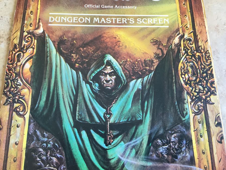 Dungeon Masters Screen (Advanced Dungeons & Dragons, 1st Edition, TSR 9146) TSR 1985 [Photo 4]