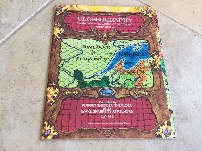 Glossography - for the Guide to the World of Greyhawk Fantasy Setting [Photo 1]