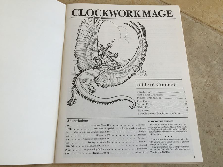 Clockwork Mage (Role Aids/Advanced Dragons and Dungeons) [Photo 2]