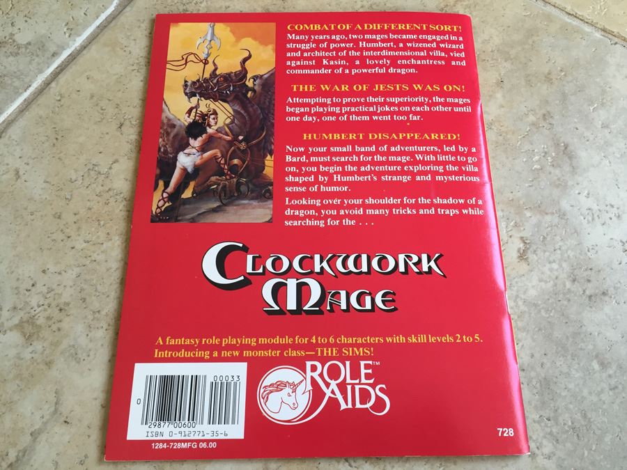 Clockwork Mage (Role Aids/Advanced Dragons and Dungeons) [Photo 4]