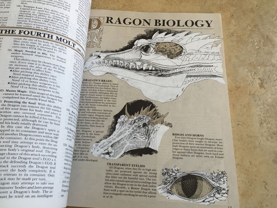 Dragons (Advanced Dungeons & Dragons: Role Aids) [Photo 4]