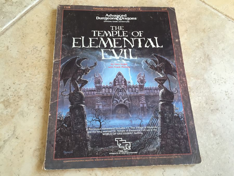 Temple of Elemental Evil (Advanced Dungeons & Dragons/AD&D Supermodule T1-4) TSR 1985 [Photo 1]